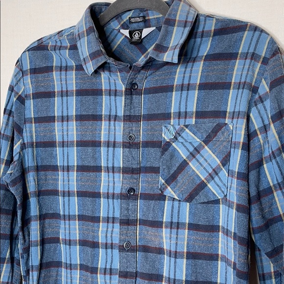 Volcom Modern Fit Flannel Size L - Picture 3 of 7
